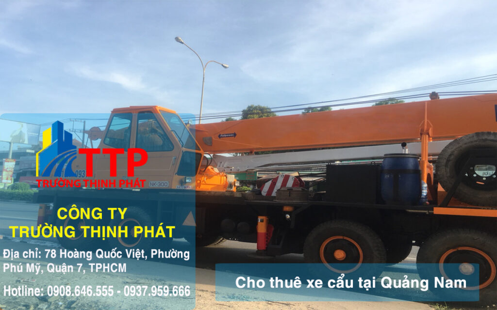 Cho thuê xe cẩu tại Quảng Nam