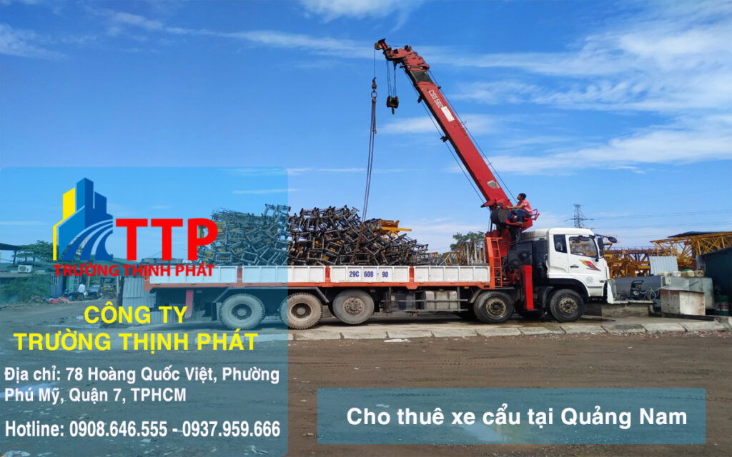 Cho thuê xe cẩu tại Quảng Nam