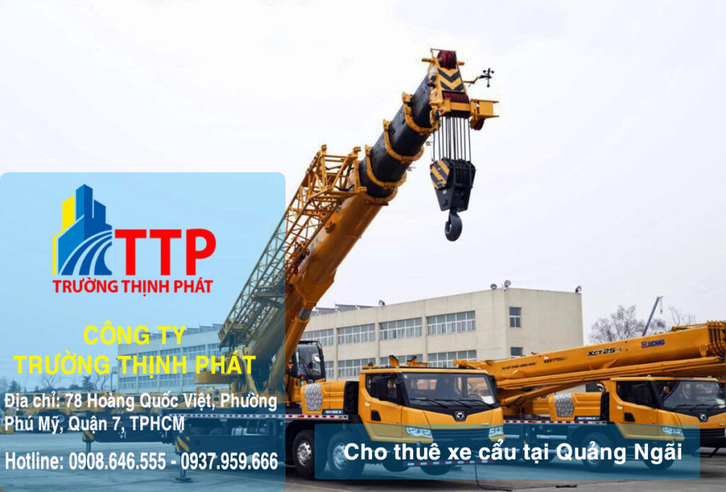 Cho thuê xe cẩu tại Quảng Ngãi