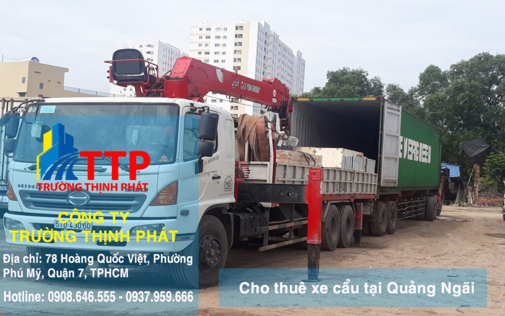 Cho thuê xe cẩu tại Quảng Ngãi