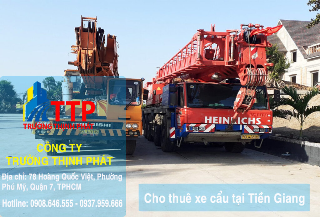 Cho thuê xe cẩu tại Tiền Giang